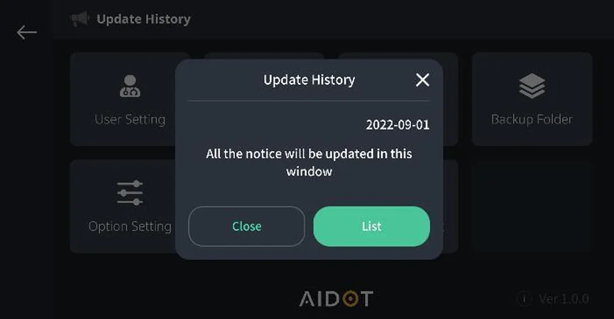 Cerviray_App_32_Update_Notice