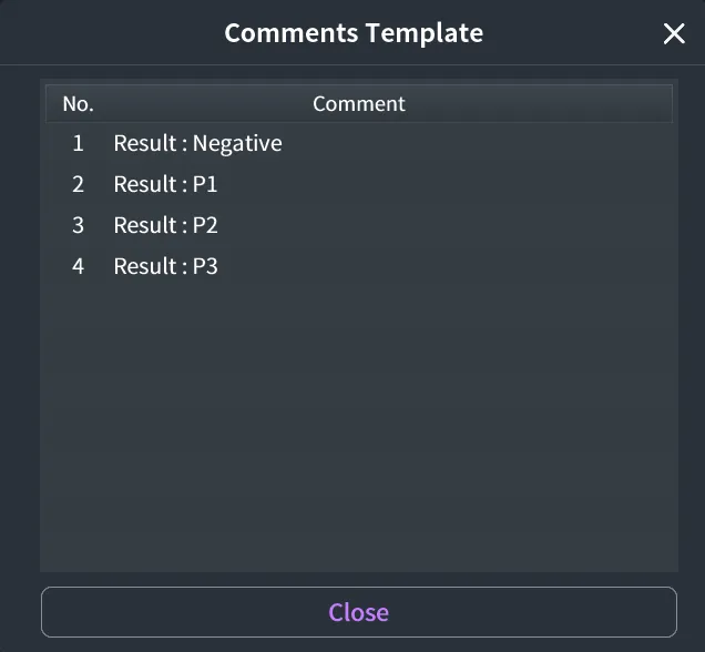 CervirayExpert_21_Comments_Template_Setup