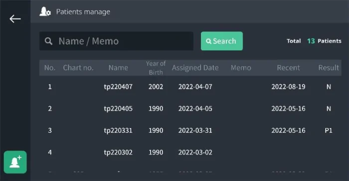 Cerviray_App_24_Patients_Manage